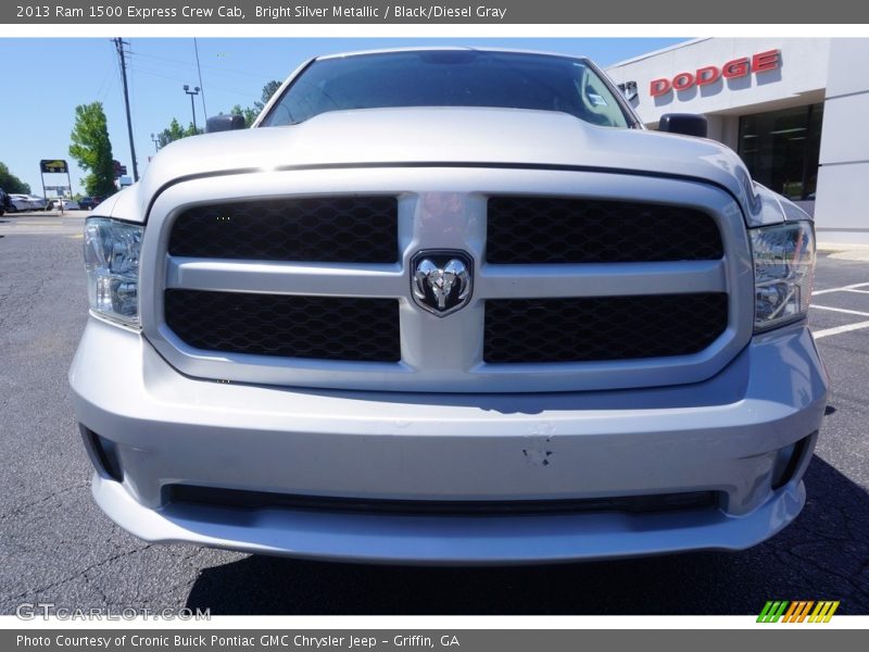 Bright Silver Metallic / Black/Diesel Gray 2013 Ram 1500 Express Crew Cab