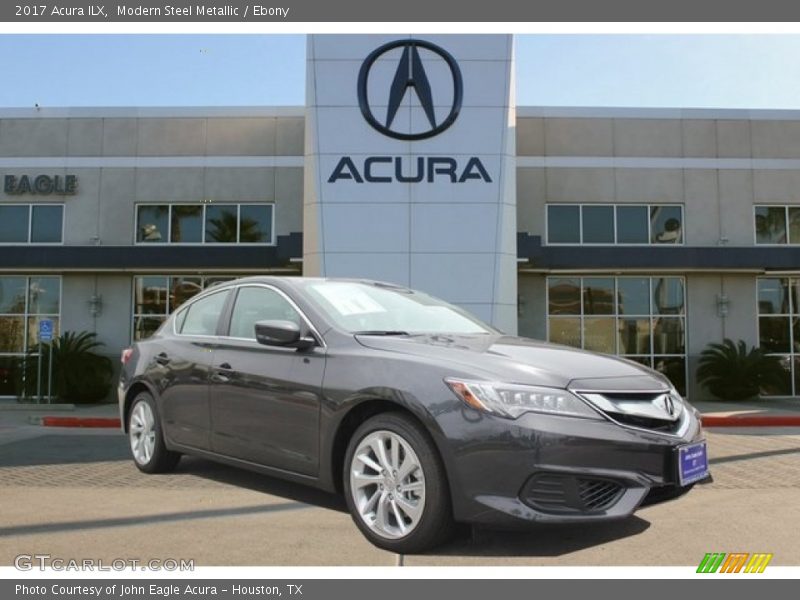 Modern Steel Metallic / Ebony 2017 Acura ILX