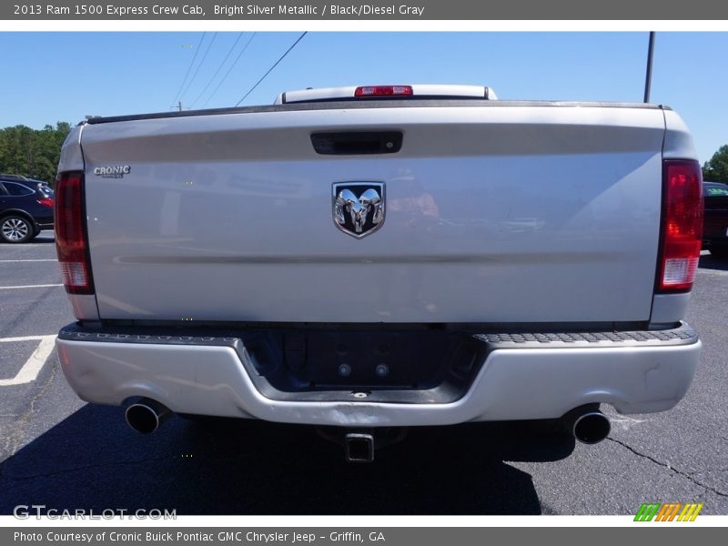 Bright Silver Metallic / Black/Diesel Gray 2013 Ram 1500 Express Crew Cab