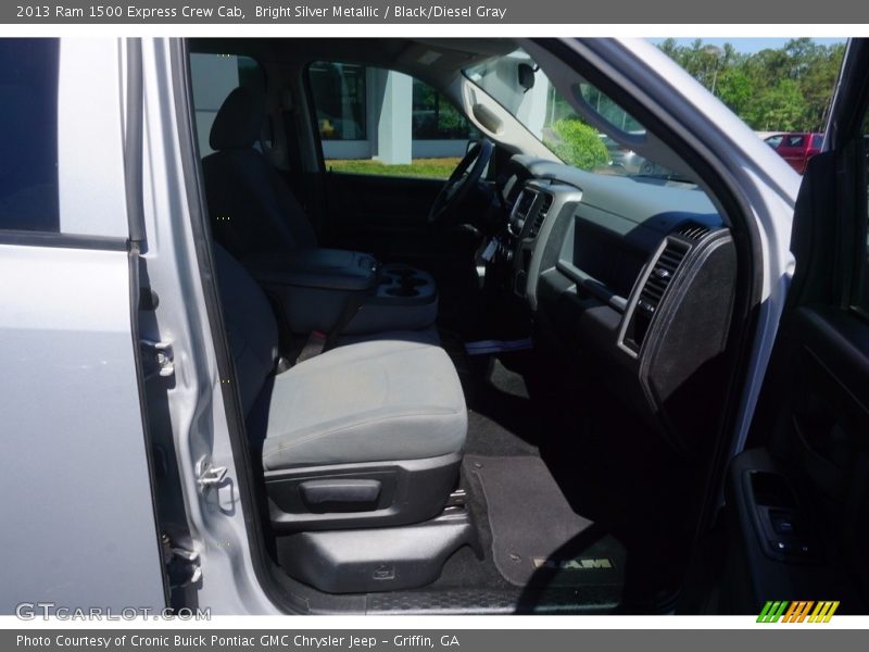 Bright Silver Metallic / Black/Diesel Gray 2013 Ram 1500 Express Crew Cab