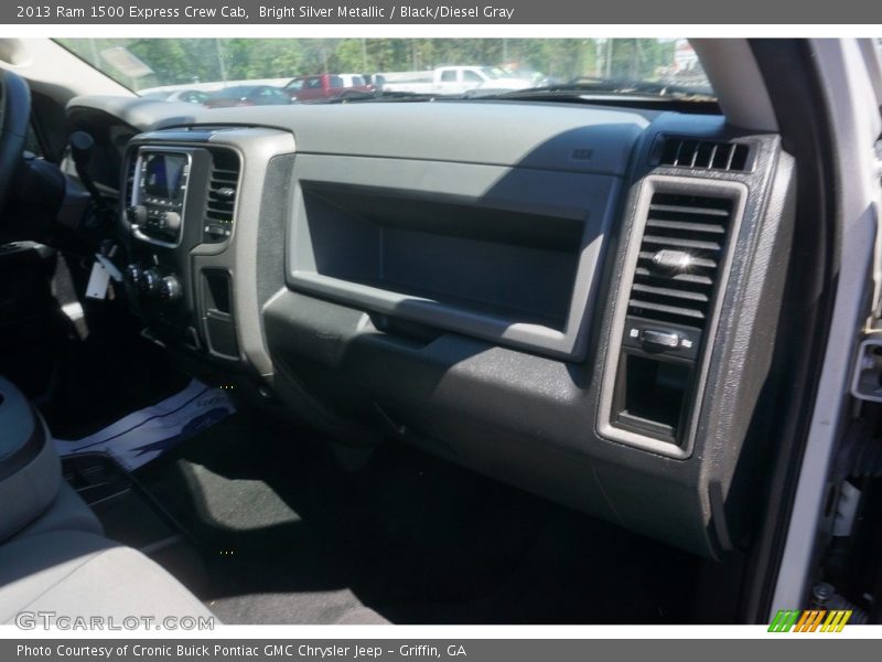 Bright Silver Metallic / Black/Diesel Gray 2013 Ram 1500 Express Crew Cab