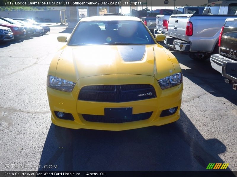 Stinger Yellow / Black/Super Bee Stripes 2012 Dodge Charger SRT8 Super Bee