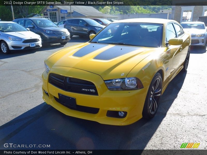 Stinger Yellow / Black/Super Bee Stripes 2012 Dodge Charger SRT8 Super Bee