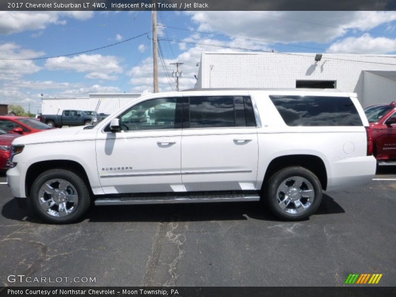Iridescent Pearl Tricoat / Jet Black 2017 Chevrolet Suburban LT 4WD