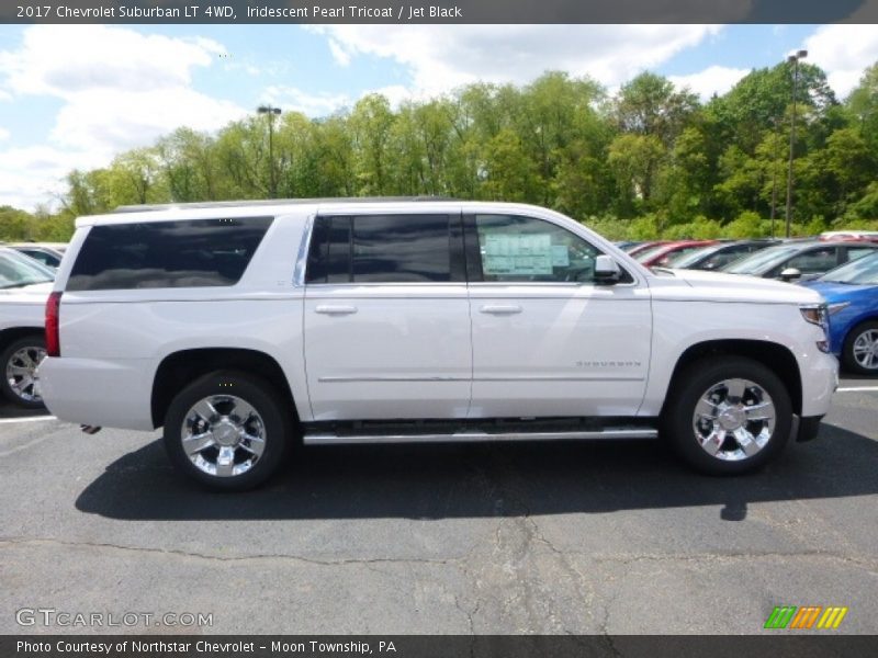Iridescent Pearl Tricoat / Jet Black 2017 Chevrolet Suburban LT 4WD