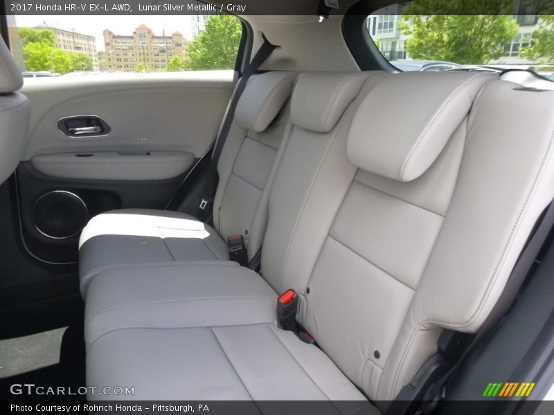 Lunar Silver Metallic / Gray 2017 Honda HR-V EX-L AWD
