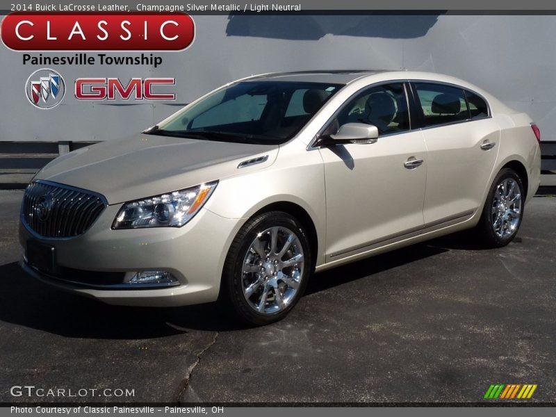 Champagne Silver Metallic / Light Neutral 2014 Buick LaCrosse Leather