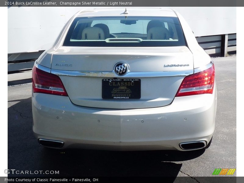 Champagne Silver Metallic / Light Neutral 2014 Buick LaCrosse Leather