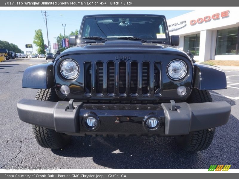 Black / Black 2017 Jeep Wrangler Unlimited Smoky Mountain Edition 4x4