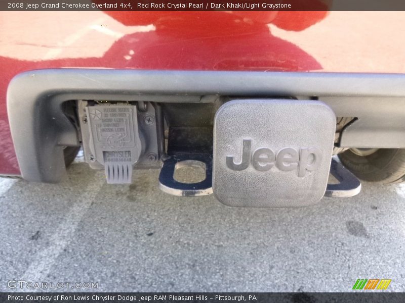 Red Rock Crystal Pearl / Dark Khaki/Light Graystone 2008 Jeep Grand Cherokee Overland 4x4