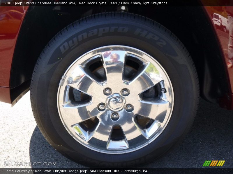 Red Rock Crystal Pearl / Dark Khaki/Light Graystone 2008 Jeep Grand Cherokee Overland 4x4