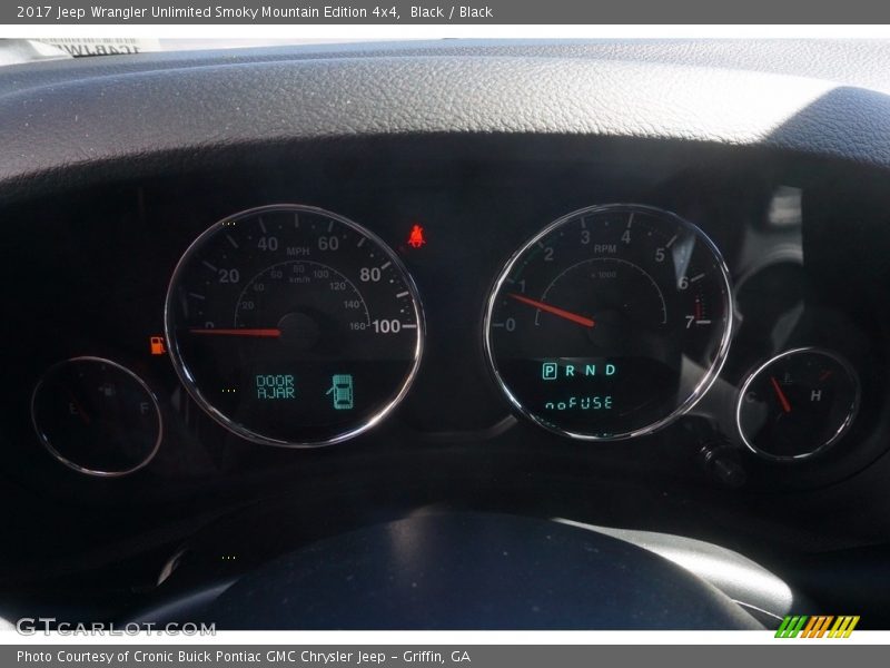Black / Black 2017 Jeep Wrangler Unlimited Smoky Mountain Edition 4x4