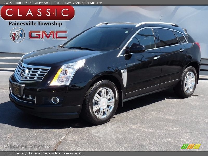 Black Raven / Shale/Brownstone 2015 Cadillac SRX Luxury AWD