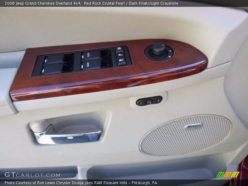 Red Rock Crystal Pearl / Dark Khaki/Light Graystone 2008 Jeep Grand Cherokee Overland 4x4