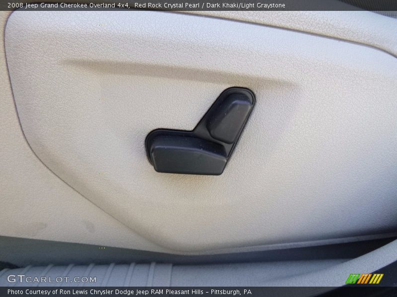 Red Rock Crystal Pearl / Dark Khaki/Light Graystone 2008 Jeep Grand Cherokee Overland 4x4