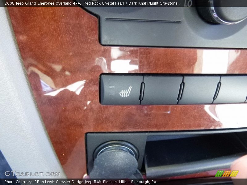 Red Rock Crystal Pearl / Dark Khaki/Light Graystone 2008 Jeep Grand Cherokee Overland 4x4