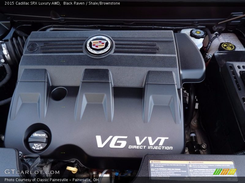 Black Raven / Shale/Brownstone 2015 Cadillac SRX Luxury AWD