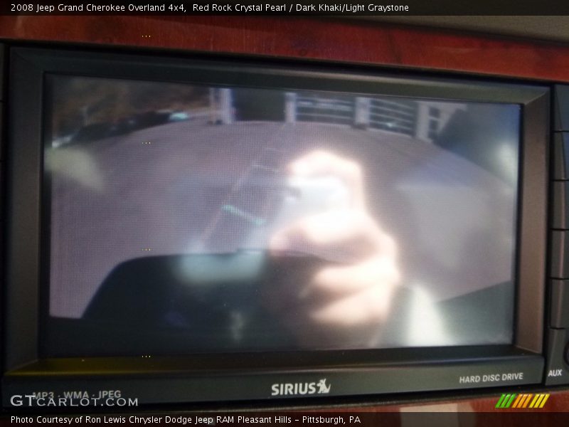 Red Rock Crystal Pearl / Dark Khaki/Light Graystone 2008 Jeep Grand Cherokee Overland 4x4