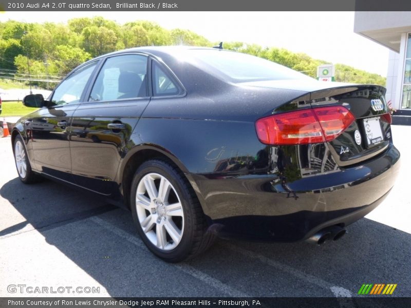 Brilliant Black / Black 2010 Audi A4 2.0T quattro Sedan
