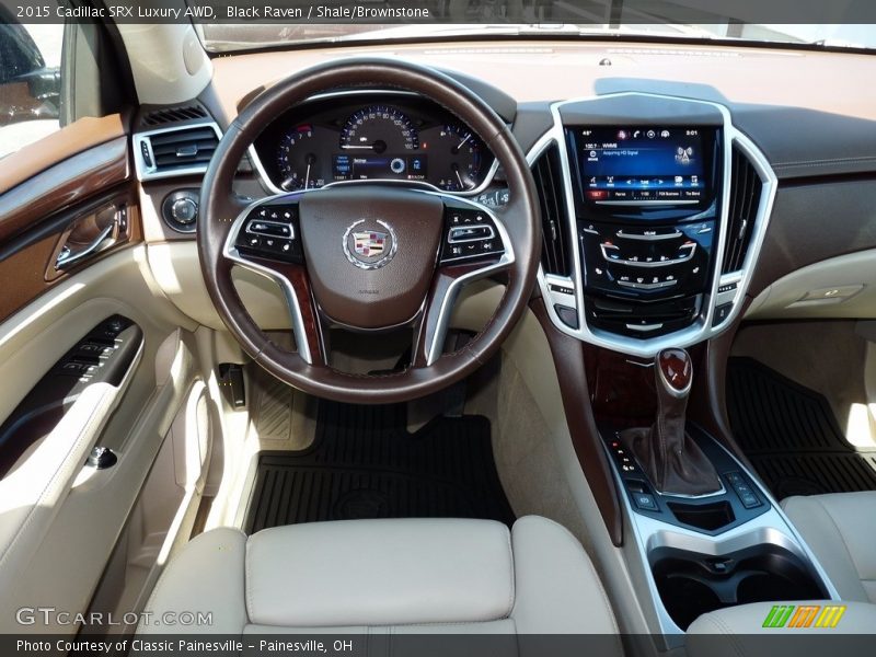 Black Raven / Shale/Brownstone 2015 Cadillac SRX Luxury AWD