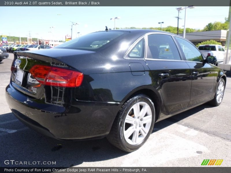 Brilliant Black / Black 2010 Audi A4 2.0T quattro Sedan
