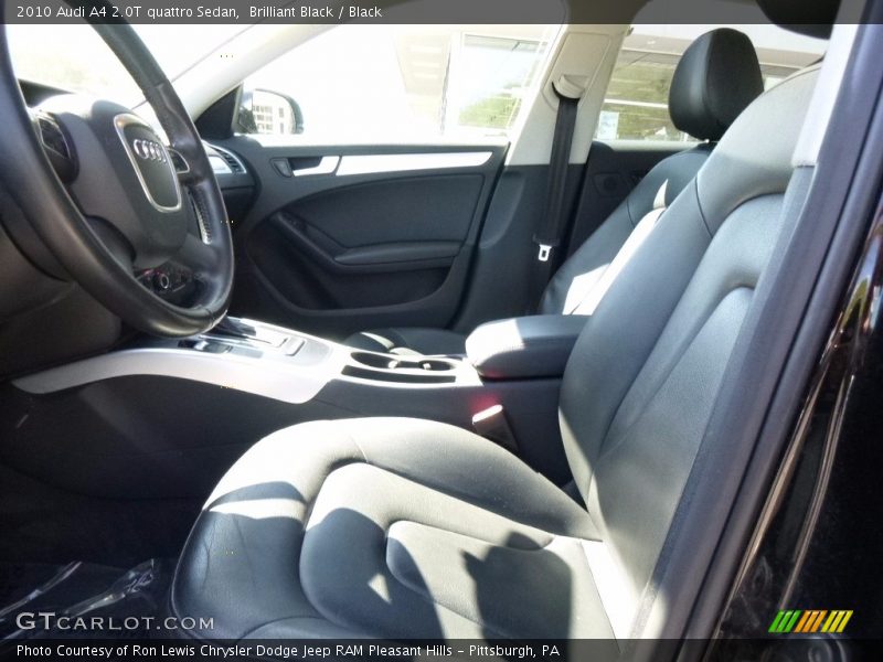 Brilliant Black / Black 2010 Audi A4 2.0T quattro Sedan