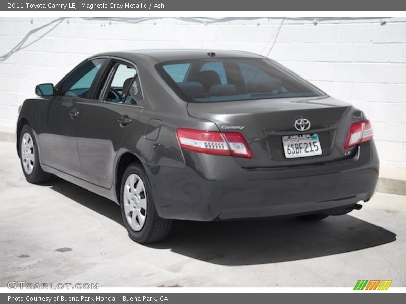 Magnetic Gray Metallic / Ash 2011 Toyota Camry LE