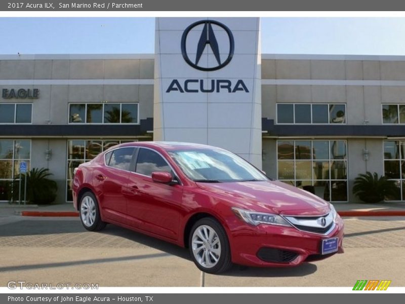 San Marino Red / Parchment 2017 Acura ILX