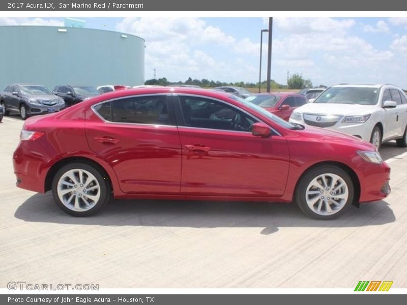San Marino Red / Parchment 2017 Acura ILX