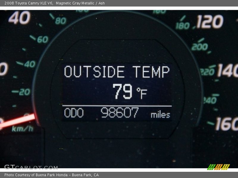 Magnetic Gray Metallic / Ash 2008 Toyota Camry XLE V6