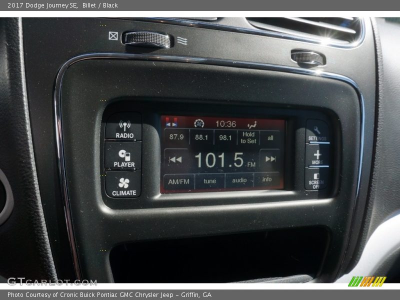 Billet / Black 2017 Dodge Journey SE