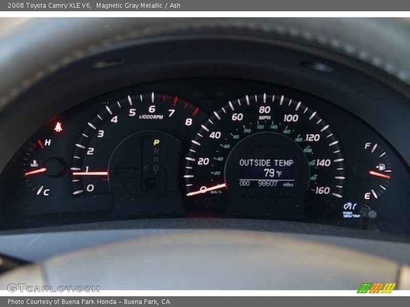 Magnetic Gray Metallic / Ash 2008 Toyota Camry XLE V6