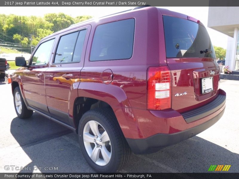 Deep Cherry Red Crystal Pearl / Dark Slate Gray 2017 Jeep Patriot Latitude 4x4