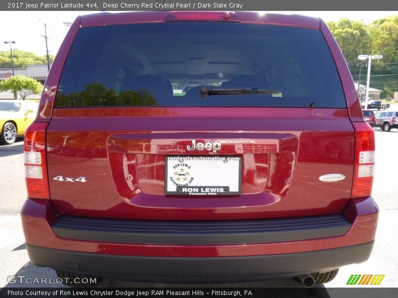 Deep Cherry Red Crystal Pearl / Dark Slate Gray 2017 Jeep Patriot Latitude 4x4
