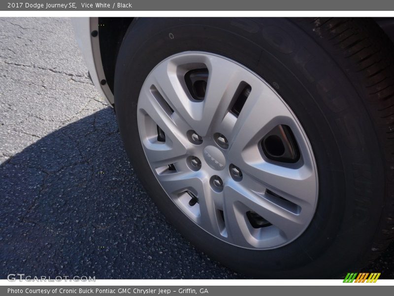 Vice White / Black 2017 Dodge Journey SE
