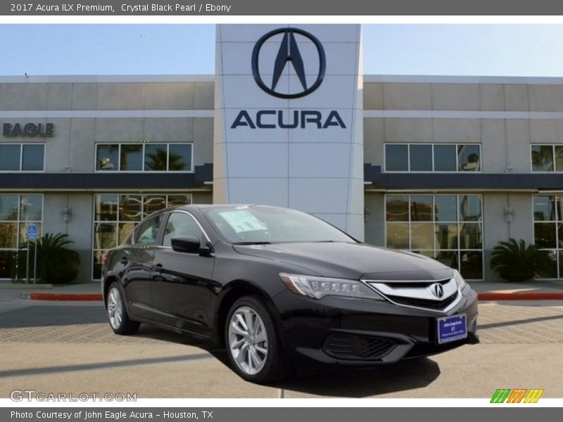 Crystal Black Pearl / Ebony 2017 Acura ILX Premium