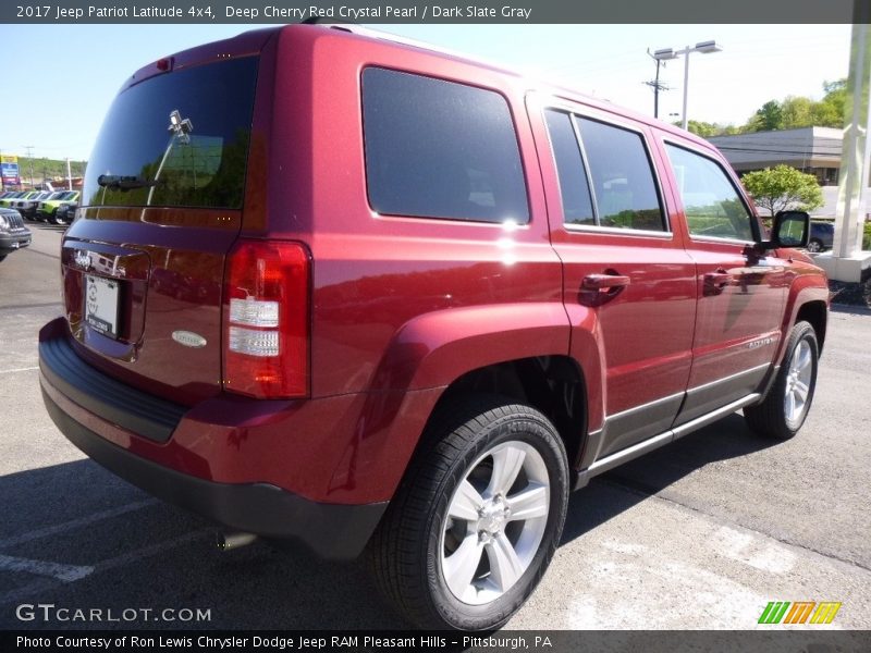 Deep Cherry Red Crystal Pearl / Dark Slate Gray 2017 Jeep Patriot Latitude 4x4