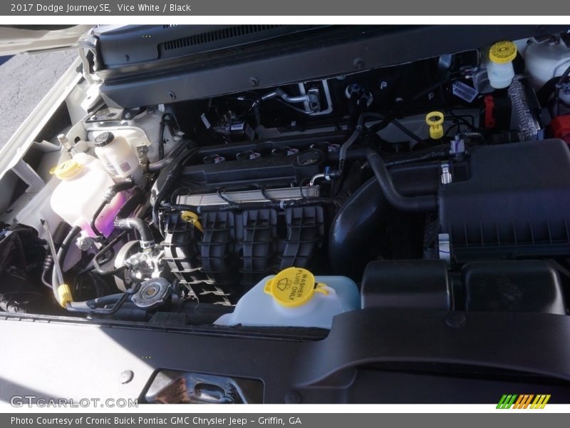 Vice White / Black 2017 Dodge Journey SE