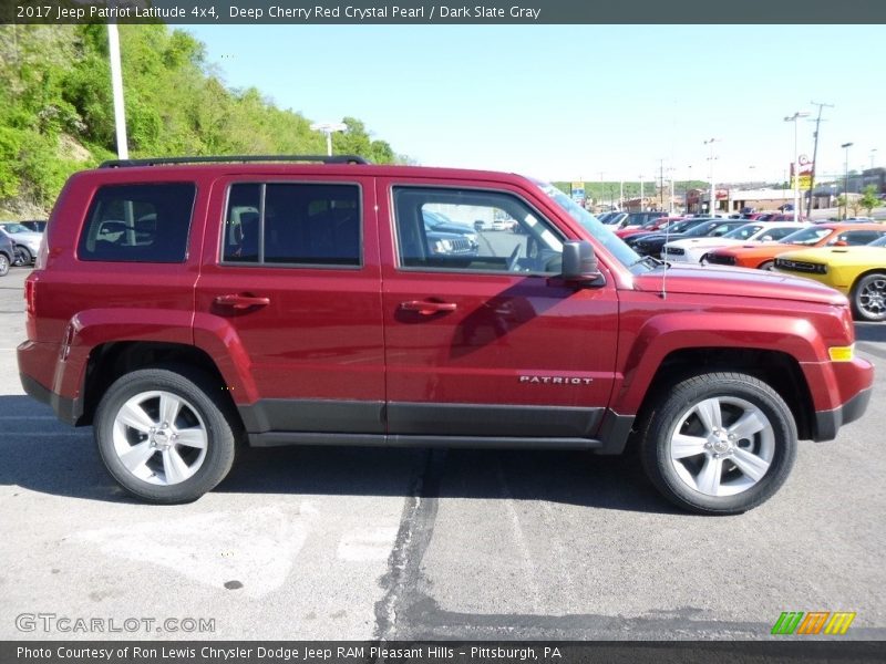 Deep Cherry Red Crystal Pearl / Dark Slate Gray 2017 Jeep Patriot Latitude 4x4