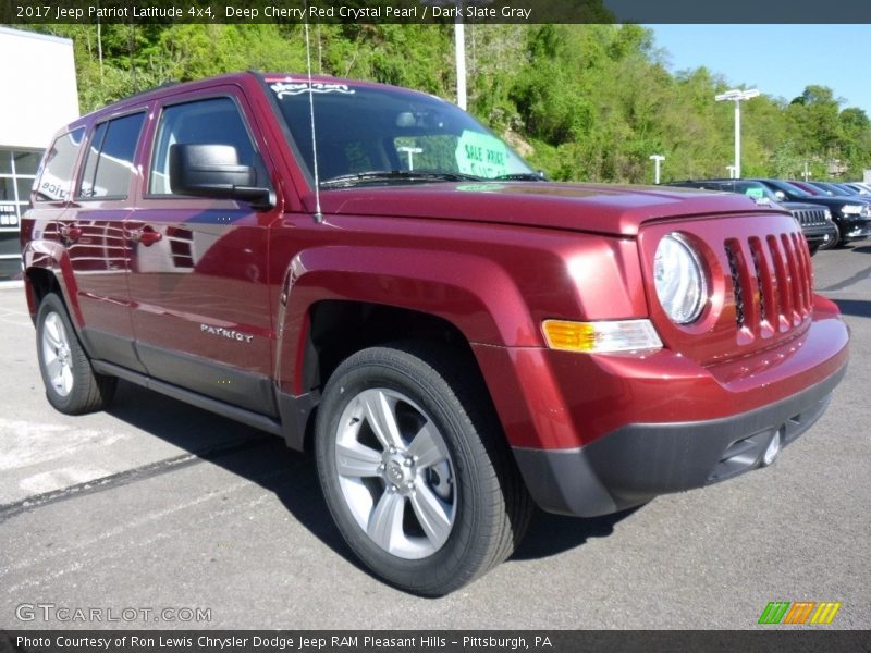 Deep Cherry Red Crystal Pearl / Dark Slate Gray 2017 Jeep Patriot Latitude 4x4