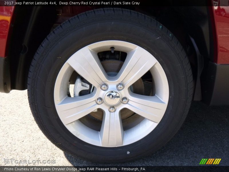 Deep Cherry Red Crystal Pearl / Dark Slate Gray 2017 Jeep Patriot Latitude 4x4