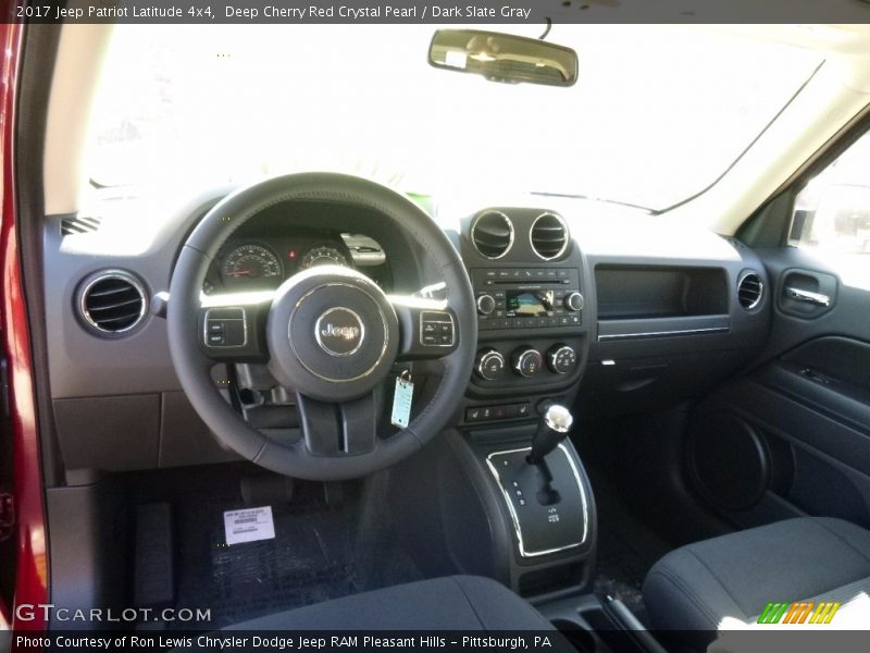 Deep Cherry Red Crystal Pearl / Dark Slate Gray 2017 Jeep Patriot Latitude 4x4