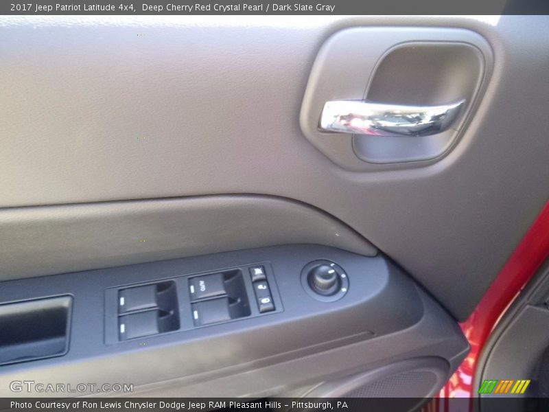 Deep Cherry Red Crystal Pearl / Dark Slate Gray 2017 Jeep Patriot Latitude 4x4