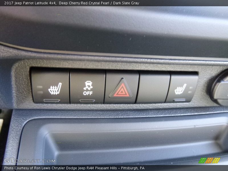 Deep Cherry Red Crystal Pearl / Dark Slate Gray 2017 Jeep Patriot Latitude 4x4