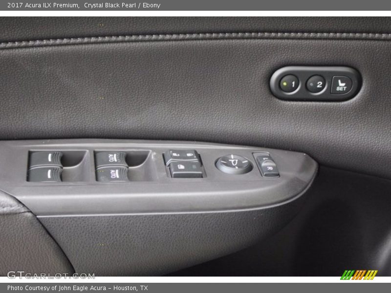 Crystal Black Pearl / Ebony 2017 Acura ILX Premium