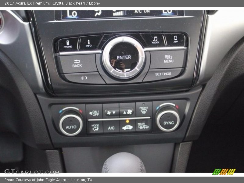 Crystal Black Pearl / Ebony 2017 Acura ILX Premium