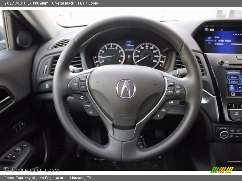 Crystal Black Pearl / Ebony 2017 Acura ILX Premium