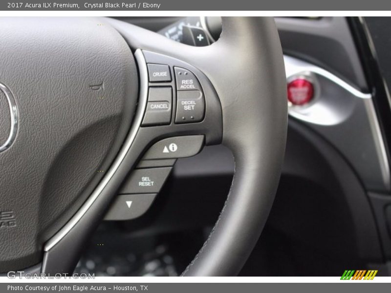 Crystal Black Pearl / Ebony 2017 Acura ILX Premium