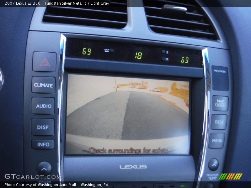 Tungsten Silver Metallic / Light Gray 2007 Lexus ES 350