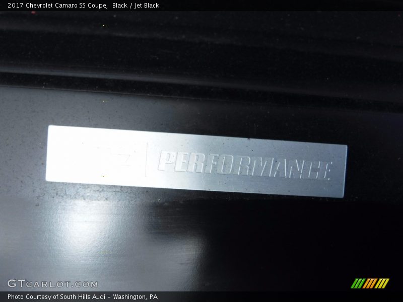 Black / Jet Black 2017 Chevrolet Camaro SS Coupe